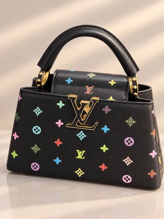 Source Unknown Handbags - Black Multi color fashion designer tote/shoulder bag-NWOT